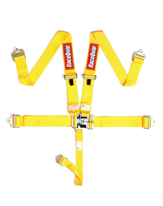 RaceQuip Yellow L & L 5pt Seat Belt - awdtuningtx