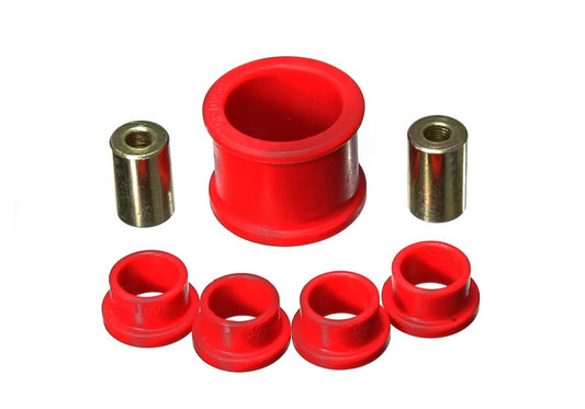 Energy Suspension 06-11 Honda Civic Si Red Power Steering Rack Bushing Set - awdtuningtx