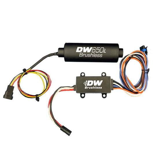 DeatschWerks DW650iL Series 650LPH In-Line External Fuel Pump w/ PWM Controller - awdtuningtx