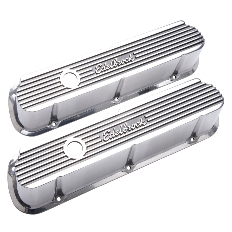 Edelbrock Valve Cover Elite II Series Ford 289-302-351W CI V8 Tall Polished - awdtuningtx