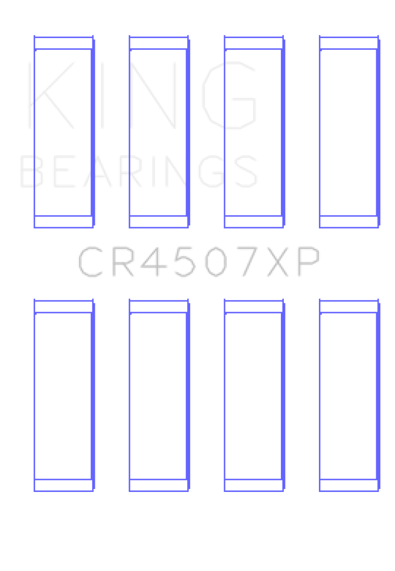 King Mazda L3-VDT MZR (Size STD) Performance Rod Bearing Set - awdtuningtx