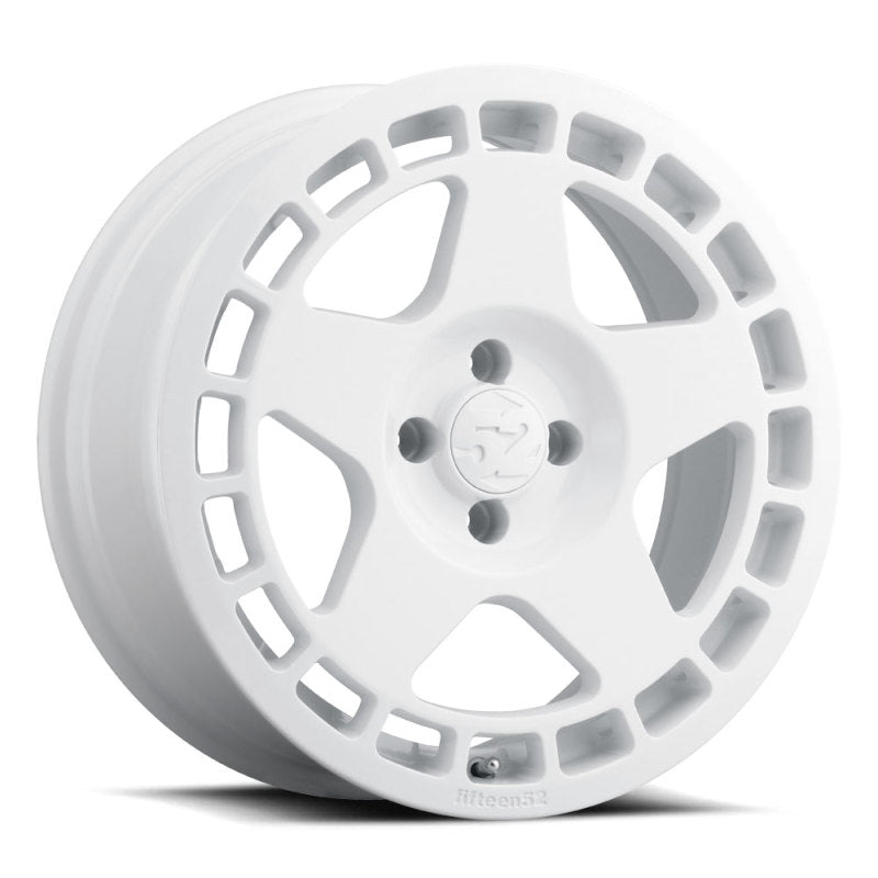 fifteen52 Turbomac 17x7.5 4x108 42mm ET 63.4mm Center Bore Rally White Wheel - awdtuningtx