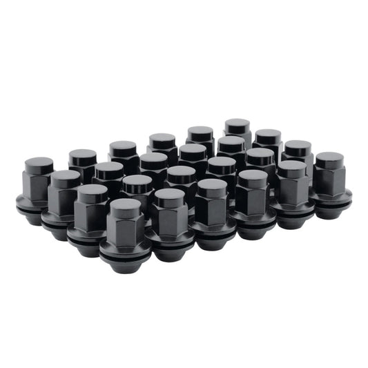 Method Lug Nut Kit - 14x1.5 - Mag Shank - Black - Dually (Sprinter) - Set of 24 - awdtuningtx