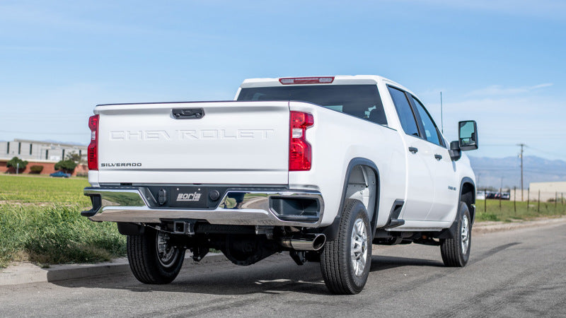 Borla 20-22 Chevrolet/GMC Silverado/Sierra 6.6L T-304 SS Cat-Back S-Type Exhaust - Brushed - awdtuningtx