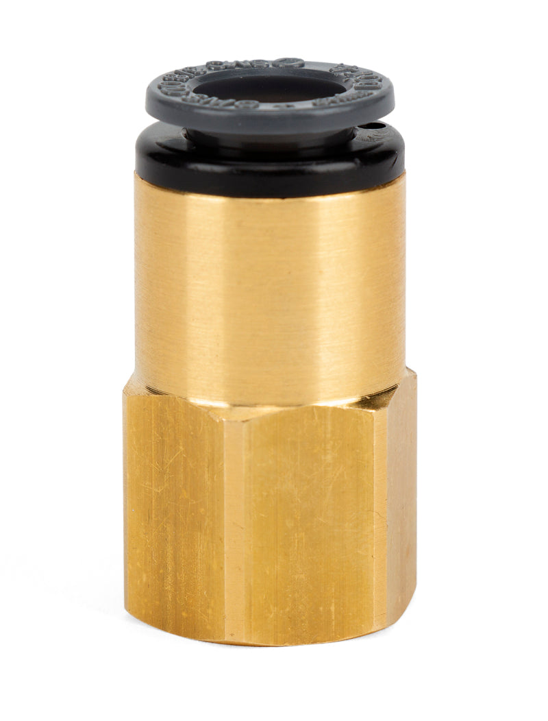 Air Lift Straight Female - 1/4in FNPT X 3/8in PTC - DOT - SMC# KV2F11-35 - awdtuningtx