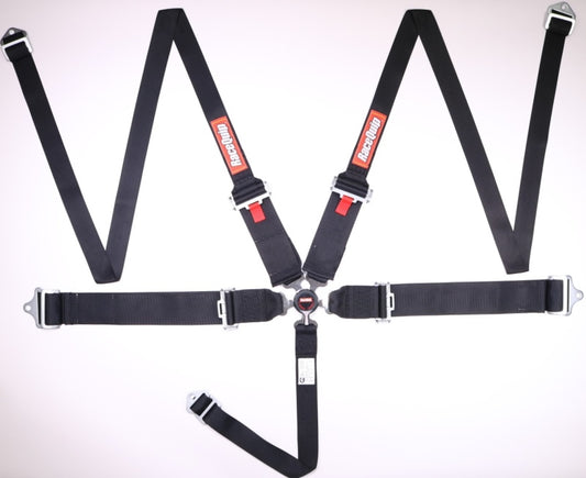 RaceQuip Black SFI CAMLOCK 5pt PD Lap HNR Seat Belt - awdtuningtx