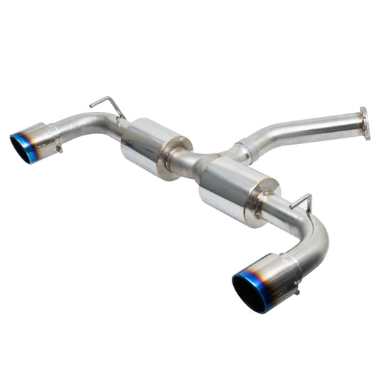Injen 19-22 Hyundai Veloster N L4 2.0L Turbo Performance SS Axle Back Exhaust System - Burnt Ti Tips - awdtuningtx