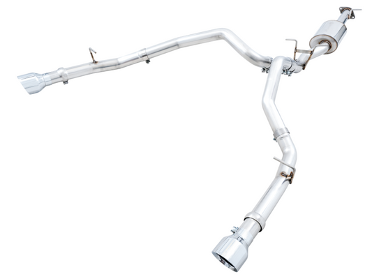 AWE Tuning 19-21 RAM 1500 5.7L (w/Cutouts) 0FG Dual Rear Exit Cat-Back Exhaust - Chrome Silver Tips - awdtuningtx